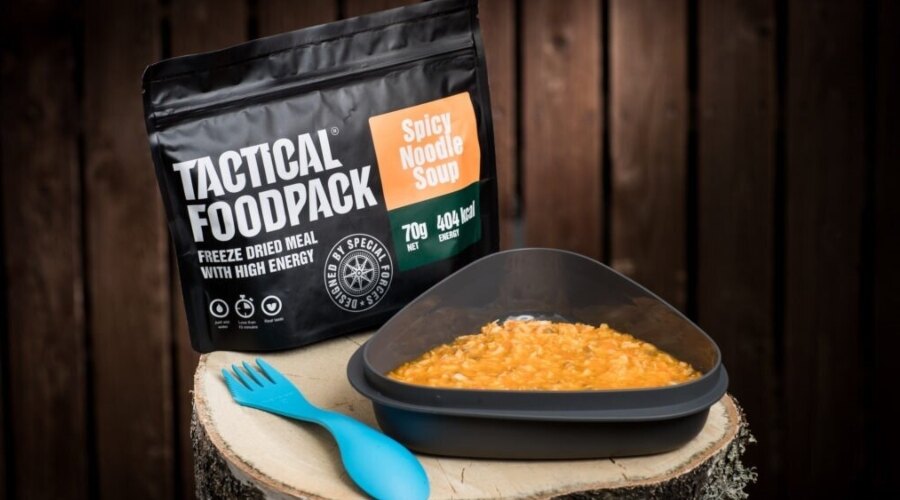 Tactical Foodpack - Korenená rezancová polievka - hotové jedlo na cesty.