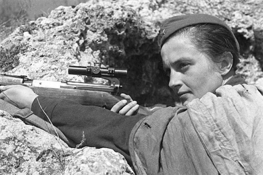 Mosin-Nagant, Ljudmila Pavličenková