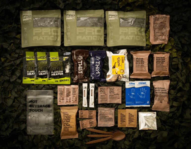 PRO-RATION, Ultimate Tactical Ration, Full-day obsah