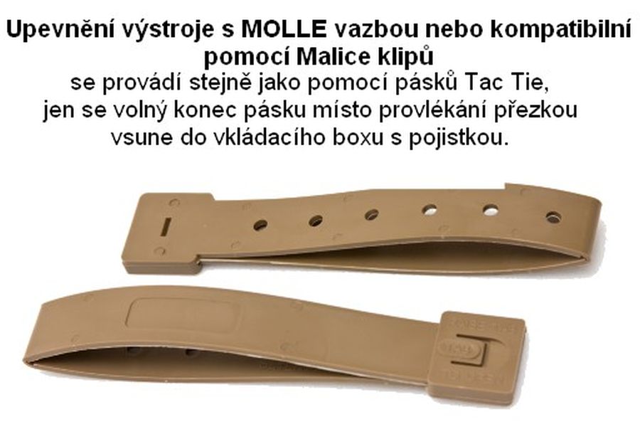 Molle - spôsoby upevnenia