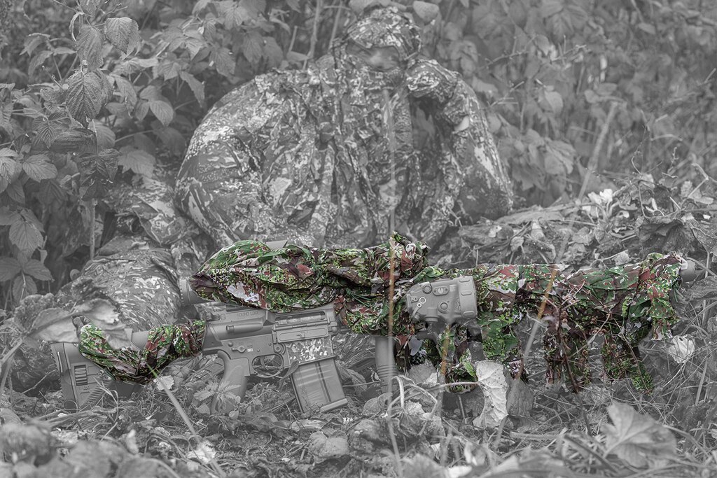 3dielny maskovací kryt Rifle Camo Ghosthood® IRR