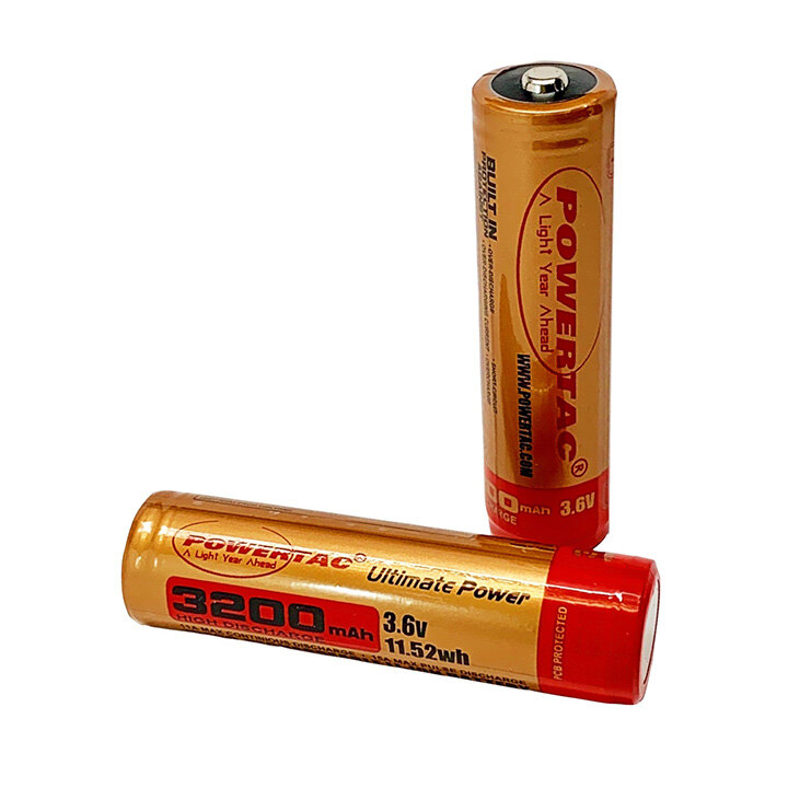 Batéria Powertac® 18650 dobíjacia (3200 mAh)