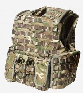 Britská taktická vesta Osprey MK4 Body Armour + sumky - MTP - Multi-Terrain Pattern