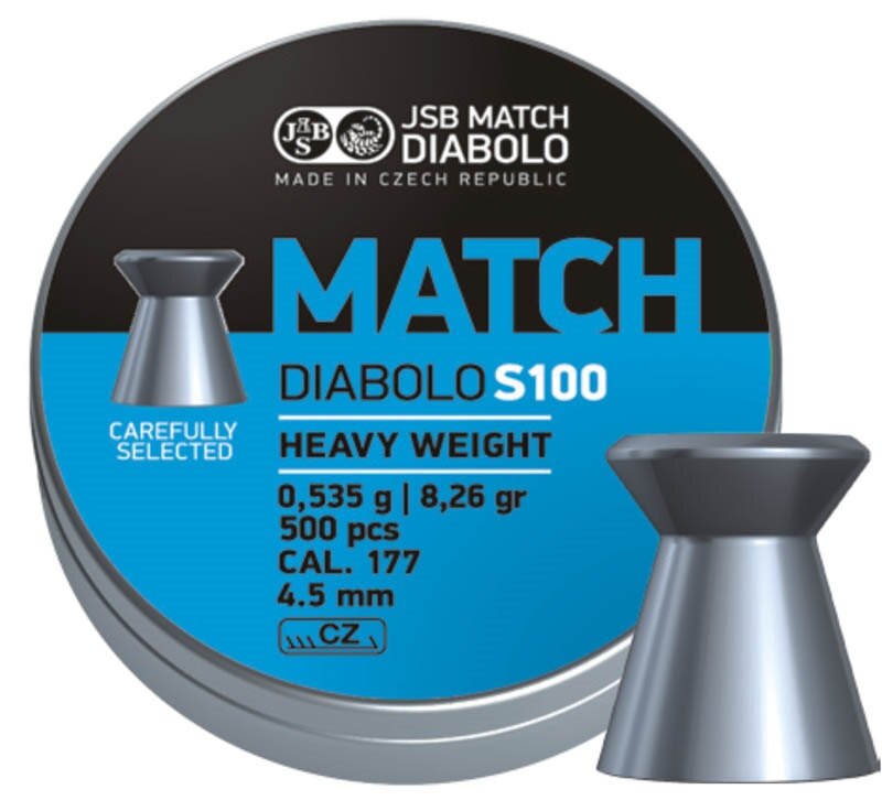 Diabolky Blue Match S100 4.5 mm JSB® 500 ks