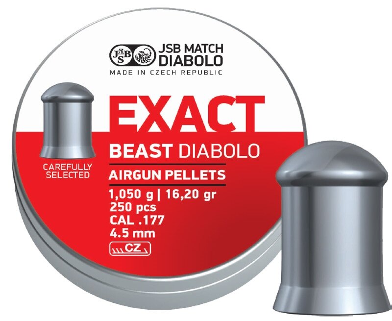 Diabolky Exact Beast 4.52 mm JSB® / 250 ks