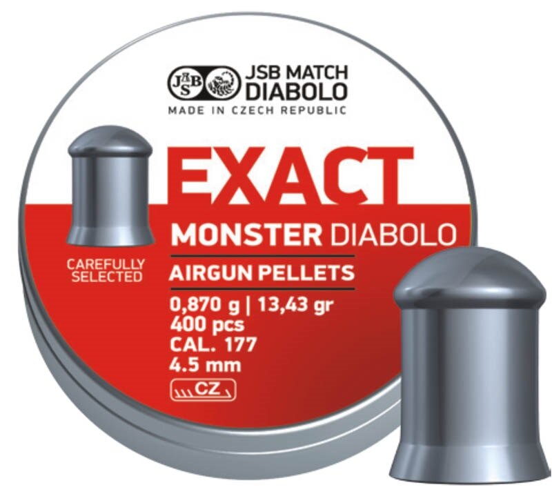 Diabolky Exact Monster 4.52 mm JSB® / 400 ks