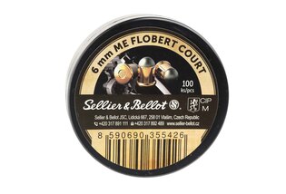 Flobertové náboje Sellier&Bellot® / 6 mm ME Flobert / 1,05 g - 16 grs / 100 ks