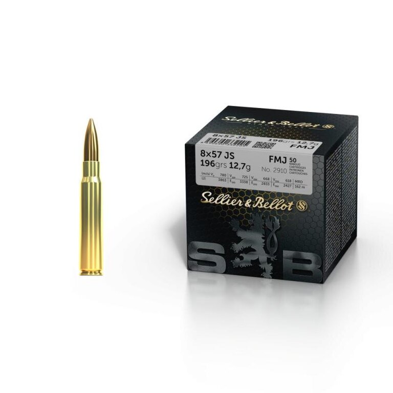 Náboje FMJ Sellier & Bellot® / 7×57 JS / 12,7 g - 196 grs / 50 ks