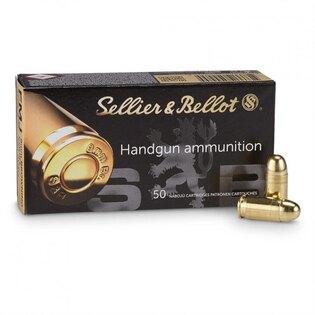 Náboje FMJ Sellier&Bellot® / 9 mm Browning Court / 6 g - 92 grs / 50 ks