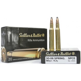 Náboje SPCE Sellier&Bellot® / 30-06 Spring. / 11,7 g - 180 grs / 20 ks