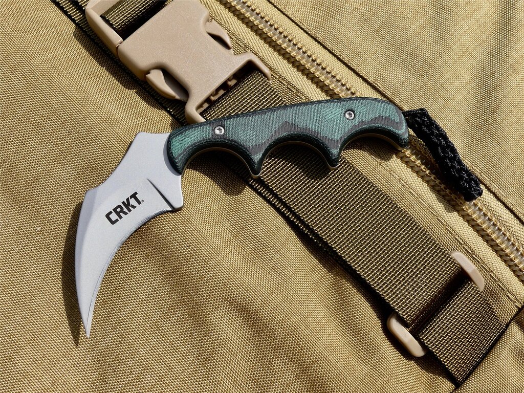 Nôž na krk Keramin™ CRKT® - zelený