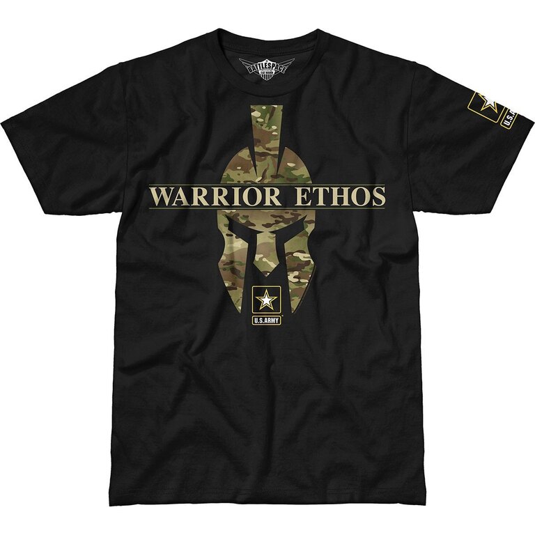 Pánske tričko 7.62 Design® Army Warrior Ethos - čierne