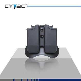 Puzdro na pištoľový zásobník, dvojité Cytac® Glock - čierne