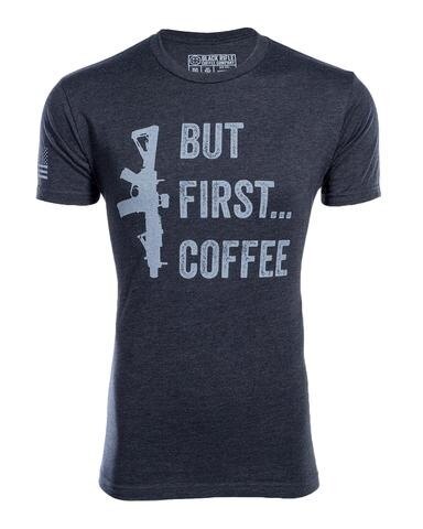 Tričko BRCC® But First Coffee Shirt s potlačou