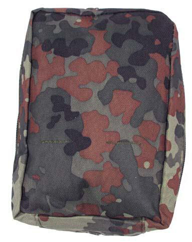 Viacúčelové vrecko MOLLE MFH® malé - flecktarn