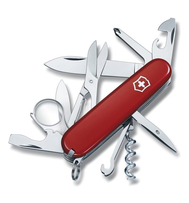 Zatvárací multifunkčný nôž VICTORINOX® Explorer - červený