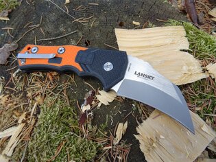 Zatvárací nôž Lansky® Madrock World Legal Knife - oranžový